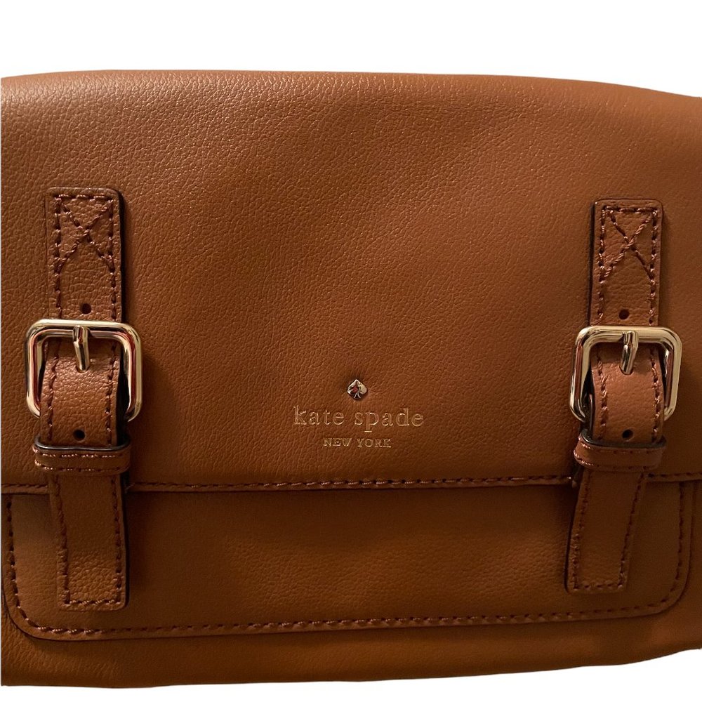 LIKE NEW! Brown / Gold Kate Spade Handbag / Purse / Clutch